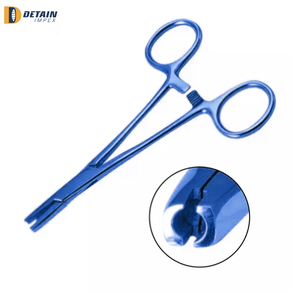 Outil de perçage corporel en acier chirurgical Pince de perçage à tête droite Pince Kit de suture Instrument médical - Product Image 1