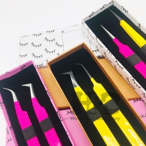 Nouveautés Emballage pour pince à épiler cils magnétiques scintillants étui à pinces étui magnétique pour pince à épiler Logo carte boîte cils de vison - Product Image 6