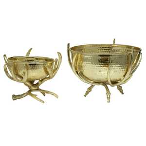 ชามเสิร์ฟอเนกประสงค์ปลอดสารพิษทำจากสแตนเลสทันสมัยทันสมัยพร้อมรูปทรงกลมทำด้วยมือโดยผู้ส่งออก - Product Image 1