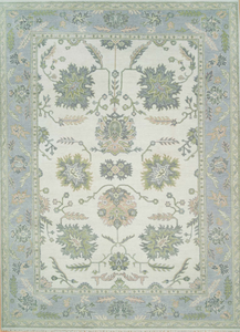 Haute qualité expédition rapide Indo persan noué à la main brodé tapis Design classique en sourdine couleur coupe Pile laine abstrait - Product Image 3