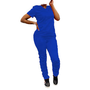 Uniformes de hospital reutilizables de la mejor calidad, traje de enfermera, uniforme transpirable de secado rápido, traje médico para médicos y enfermeras - Product Image 5