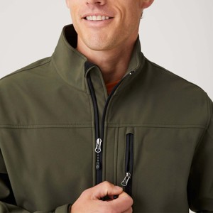 Chaqueta Softshell para hombre a prueba de viento y resistente al agua, perfecta para capas en climas fríos y húmedos, ideal para senderismo y deportes - Product Image 4