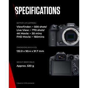 Appareil photo numérique hybride professionnel 32,5 MP avec capteur CMOS Dual Pixel AF II, compositage en appareil photo, diffusion en direct UVC UAC - Product Image 4