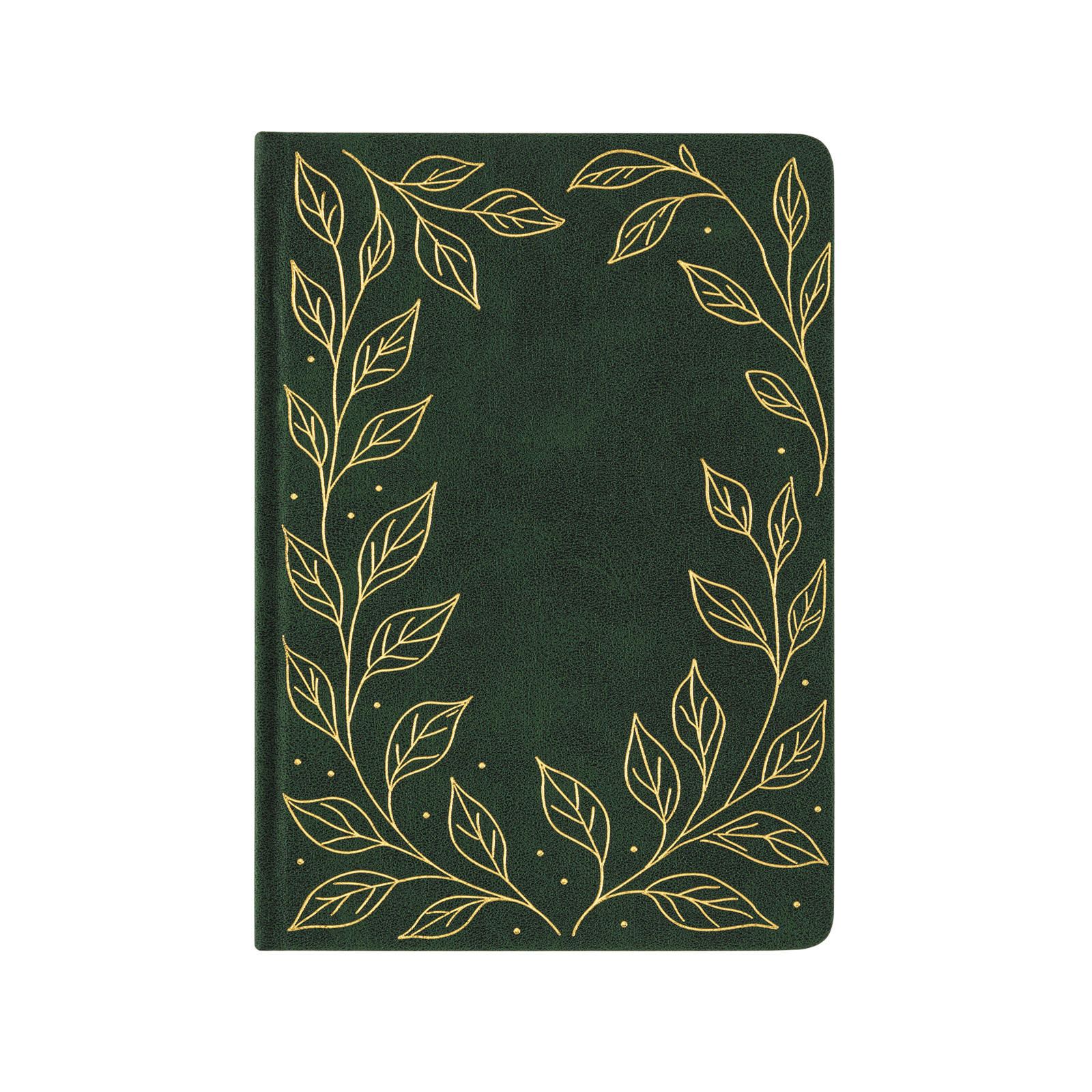 Estampado verde-oro