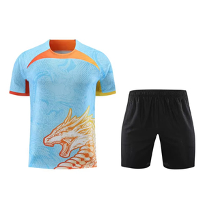 High Quality 100% Polyester Customizable Club Soccer Wear <b>Cheap</b> Sublimated Soccer Uniform <b>Sets</b> Football Jersey - Product Image 5