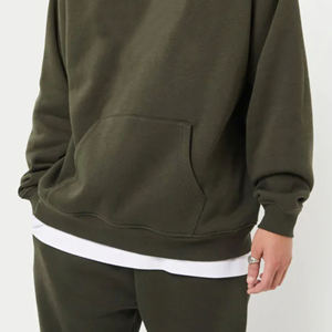 500 Gsm Coton Haute Qualité Épais Blanc Uni Lourd Surdimensionné Hoodies Sans String Unisexe Logo Personnalisé Plus La Taille Hommes Hoodies - Product Image 6