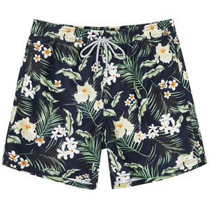Sublimation personnalisée Short de bain coupe ajustée à séchage rapide pour hommes avec doublure en maille Maillots de bain imperméables - Product Image 1