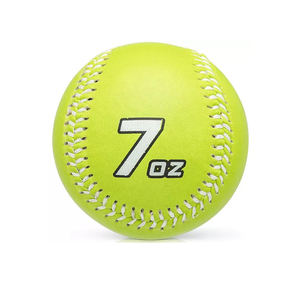 Prix d'usine Logo personnalisé cuir PVC 9 pouces divers poids tangage pratique formation balles de baseball lestées - Product Image 4