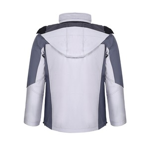 2024 hommes Logo personnalisé coquille souple veste de sport d'hiver de haute qualité coupe-vent séchage rapide avec col montant Style High Street - Product Image 4