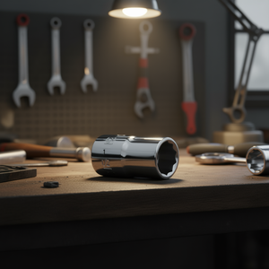 Chiavi a bussola poligonali cromate da 1/2 pollice con attacco femmina - Product Image 3