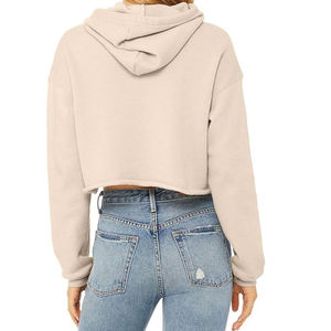 Nouveau design personnalisé de haute qualité femmes Crop Top Hoodies prix de gros femmes Crop Top Hoodies pas cher prix avec la coutume - Product Image 5