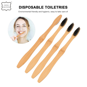 Adultes Enfants Brosse à dents en bambou Biodégradable Oem Color Brush Eco Friendly 100% Brosse à dents en bois naturel - Product Image 3