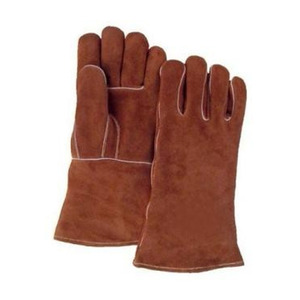 Guantes de Soldadura de Piel de Vacuno de Primera Calidad, Resistentes a la Abrasión, al Calor y a las Llamas, para Barbacoa - Product Image 1