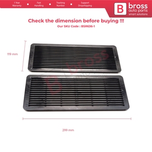 BSR636-1 2 Piezas Cubierta de Rejilla de Ventilación para Techo Solar, Color Negro, para W202 W203 W208 W209 W210 W211 W215 W219 W220 W240 W140 A2117840644 - Product Image 6