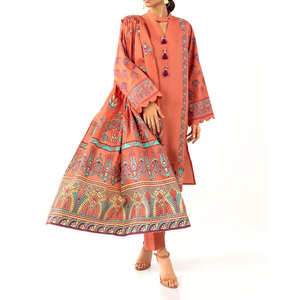 Nouvelle collection de shalwar kameez pour femmes, élégant, broderie lourde, coton et soie, toutes saisons, haute qualité, fête, indien - Product Image 1