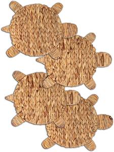 แผ่นรองผักตบชวารูปเต่าเสื่อทอเป็นมิตรต่อสิ่งแวดล้อม - Product Image 5