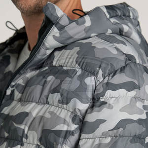 Nouvelles vestes matelassées à col montant en toile pour hommes avec logo personnalisé - Vestes d'hiver réversibles imperméables avec couleurs personnalisées - Product Image 5