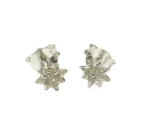 Silver 925 Stardust Earring with Stone Design Jewelry Wholesale Factory in Thailand