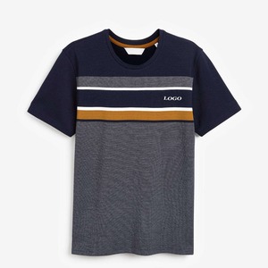 2026 New OEM Wholesale Blank Plain 100% Cotton Woven Crew Neck Oversized Loose Fit Breathable High Street Style T-shirt for Men - Product Image 6