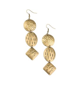 Hot Selling Flower Brass <b>Earring</b> Trending Products New Arrivals Household Wearing <b>Earring</b> Customized Size and Sale - Product Image 6