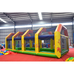 Terrain de football gonflable géant commercial, terrain de basket-ball en PVC durable, jeu sportif extérieur pour adultes et enfants - Product Image 1
