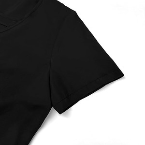 ชุดเครื่องแบบทางการแพทย์สำหรับผู้หญิงชุดสครับเสื้อคอวีหลายกระเป๋าชุดสีดำชุดทางการแพทย์ใหม่ล่าสุด - Product Image 3