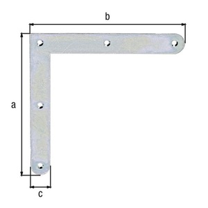 Eckwinkel L.150x150mm B.20mm S.2mm STA-VPE 20 <b>Brackets</b> Product Category - Product Image 3