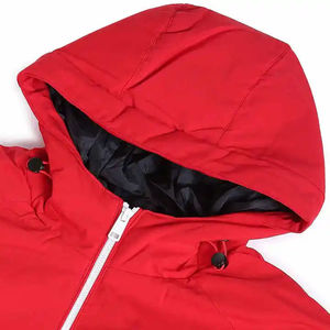 Vêtement de rue, veste zippée imperméable de sport de plein air personnalisée pour homme, veste softshell légère, coupe-vent écologique à capuche pour la course à pied - Product Image 6