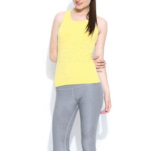 Camiseta sin Mangas para Mujer, Talla Grande, Color Amarillo Sostenible, Transpirable, Informal, Resistente y Cómoda para Verano - Product Image 6