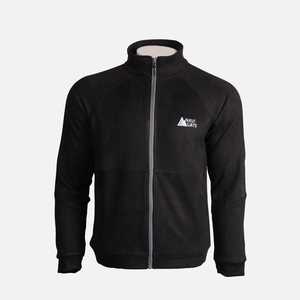 Chaqueta informal de lana negra para exteriores para navegar por el clima - Product Image 3