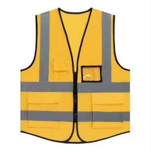 Logotipo personalizado Construcción Ropa DE TRABAJO Chaqueta Aeropuerto Chaleco DE SEGURIDAD Ropa DE SEGURIDAD reflectante - Product Image 5