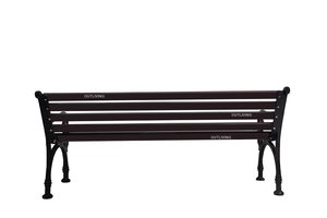 Cast Iron Dark Black Modern Garden <b>Bench</b> for Home Hotel Garden Outside Park Seating Patio <b>Bench</b> Outdoor and <b>Indoor</b> Furniture - Product Image 3