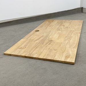 Tablero de Madera de Caucho Color Madera Natural con Acabado PU MB001 Diseño Rústico para Muebles de Nogal, Arce, Roble, Haya, Pino y Teca - Product Image 2