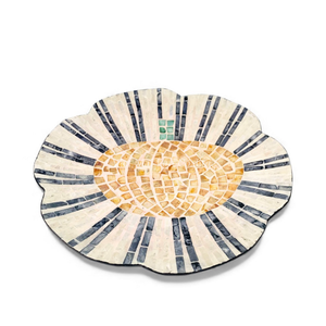 Set de table en nacre en forme de citrouille pour la décoration de table d'Halloween et le style d'automne de la maison en provenance du Vietnam - Product Image 1