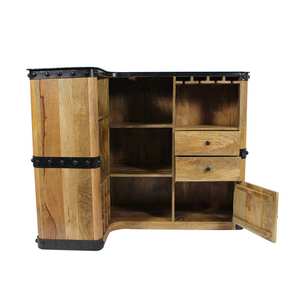 INDSUTRIAL Art comptoir de Bar extérieur comptoir de Bar à vin Style Loft métal moderne industriel Antique moderne meubles MANGO BAR ensemble - Product Image 2