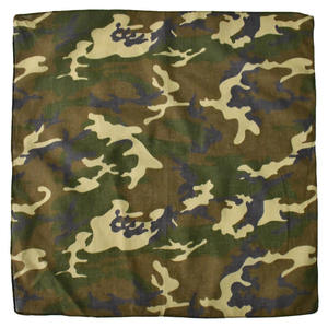 Wholesale Custom Double Sided Print Camouflage 100% Cotton Square Camo Cowboy <b>Paisley</b> <b>Bandanas</b> Scarf - Product Image 5