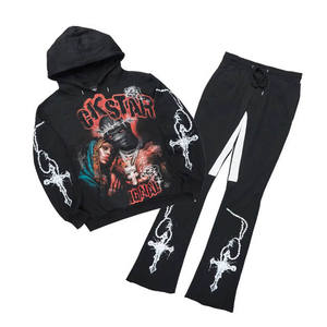 Ensemble de survêtement de jogging pour homme, tenue d'entraînement athlétique, tenue de course à pied, tenue de sport décontractée, tenue de sport confortable - Product Image 1