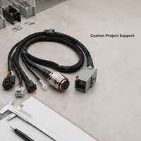 Câble de retour d'information pour servomoteur, faisceau de câblage tressé multi-connecteurs pour l'intégration de systèmes servo
