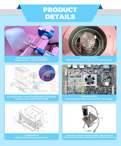 Máquina de Algodão de Alta Rentabilidade Totalmente Automática com Tela Digital Sensível ao Toque, Desinfecção UV, Multi-Pagamento e Integração em Nuvem com SDK - Product Image 6