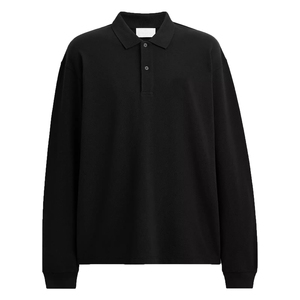 Pull 100% coton personnalisé pour hommes, sweat polo ample et décontracté pour hommes, sweat à capuche unisexe, sweatshirts chauds en coton polaire, chemises pour hommes - Product Image 4