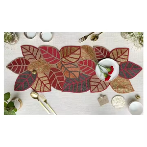 Elegantes diseños de camino de mesa bordados, manteles individuales de lujo, manteles individuales de mesa de alta calidad, diseño personalizado, decoración de mesa de comedor - Product Image 1