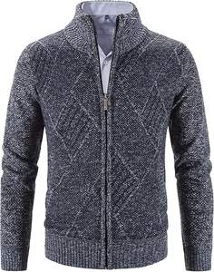 Suéter de Punto W9592Y Knzhee Industry para Hombre, Antiarrugas, Antibolitas, Transpirable, Delgado, 100% Algodón, Informal, Holgado, para Invierno - Product Image 1