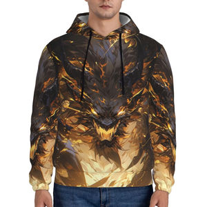 Alta calidad Tendencia Nueva moda Hombre Sudadera con capucha Ropa de invierno informal Ropa de calle sólida Precio al por mayor Sudaderas con capucha de sublimación - Product Image 1