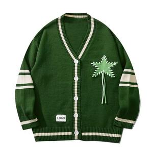 เสื้อสเวตเตอร์ถักของผู้ชายเสื้อสเวตเตอร์ถักแบบแห้งเร็วผ้าโพลีเอสเตอร์/ คอตตอนกรีกสำหรับฤดูหนาวโลโก้ออกแบบได้ตามต้องการ - Product Image 4