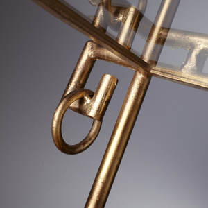 DreamCraft Table d'extrémité en verre de bambou pour le salon Meuble élégant Pièce d'appoint Vietnam - Product Image 3