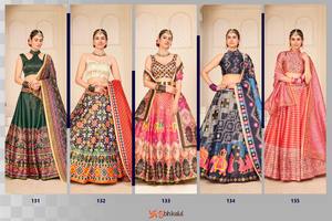 Lehngha choli imprimé floral de couleur rose clair à faible taux en inde lehngha choli - Product Image 6