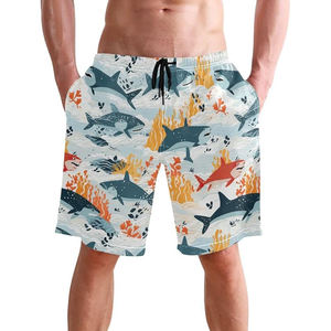 Shorts de Pesca de Secado Rápido para Hombre al por Mayor, Pantalones de Playa, 92% Poliéster, Trajes de Baño, Shorts de Tabla con Estampado de Sublimación Personalizado - Product Image 3