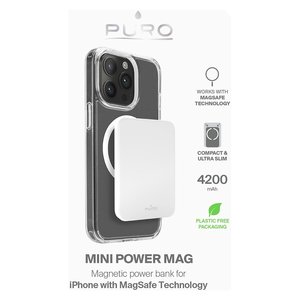 Banque d'alimentation MagSafe promotionnelle 4200mAh Slim Blanche - Product Image 2