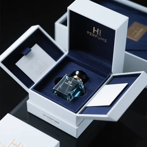 Crown Black Eau De Parfum 100ml Rigid Gift Box With Magnetic Closure High-End Cosmetic Packaging <b>Square</b> Shape - Product Image 3