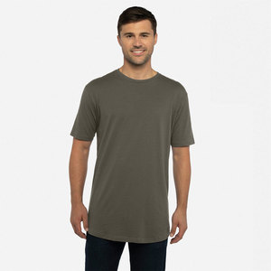 Blue <b>Mens</b> 100% Cotton <b>Long</b> <b>Sleeve</b> T Shirts Breathable Gym T Shirts - Product Image 5